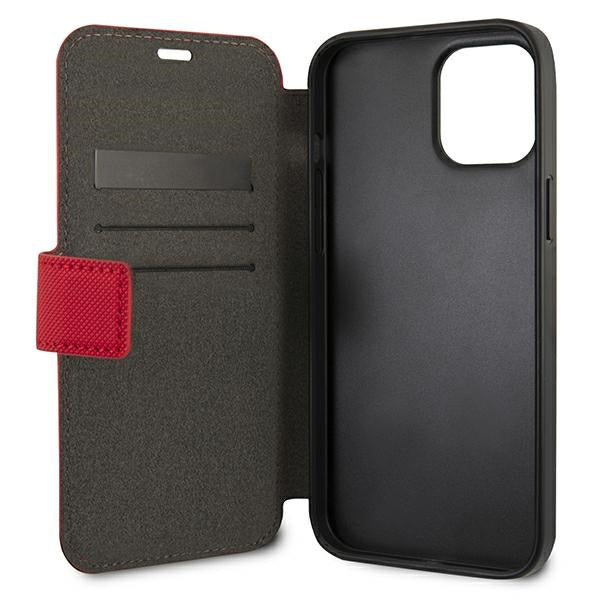 US Polo USFLBKP12MPUGFLRE iPhone 12/12 Pro 6,1’’ czerwony/red book Polo Embroidery Collection - Cell phone cases