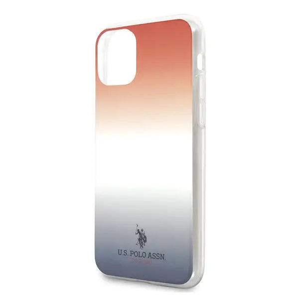 US Polo USHCN58TRDGRB iPhone 11 Pro czerwono-niebieski/blue&red Gradient Pattern Collection - Cell phone cases