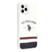US Polo USHCN65PCSTRB iPhone 11 Pro Max biały/white Tricolor Pattern Collection - Cell phone cases