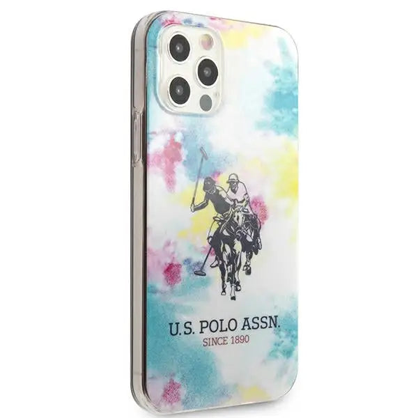 US Polo USHCP12LPCUSML iPhone 12 Pro Max 6,7’’ multicolor Tie & Dye Collection - Cell phone cases and covers<<<HurtelXML