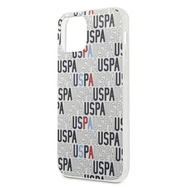 US Polo USHCP12LPCUSPA6 iPhone 12 Pro Max 6,7’’ biały/white Logo Mania Collection - Cell phone cases