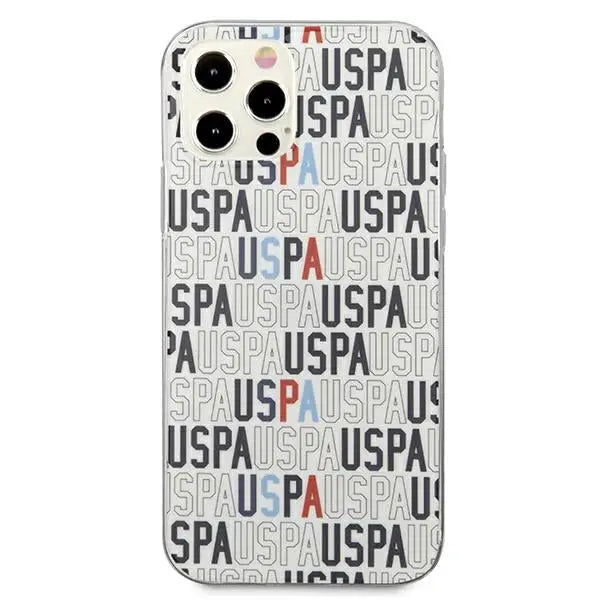 US Polo USHCP12LPCUSPA6 iPhone 12 Pro Max 6,7’’ biały/white Logo Mania Collection - Cell phone cases