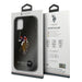 US Polo USHCP12LPUGFLBK iPhone 12 Pro Max 6.7’’ black/black Polo Embroidery Collection - Cell phone cases