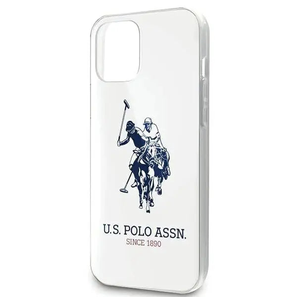 US Polo USHCP12LTPUHRWH iPhone 12 Pro Max 6,7’’ biały/white Shiny Big Logo - Cell phone cases and covers<<<HurtelXML
