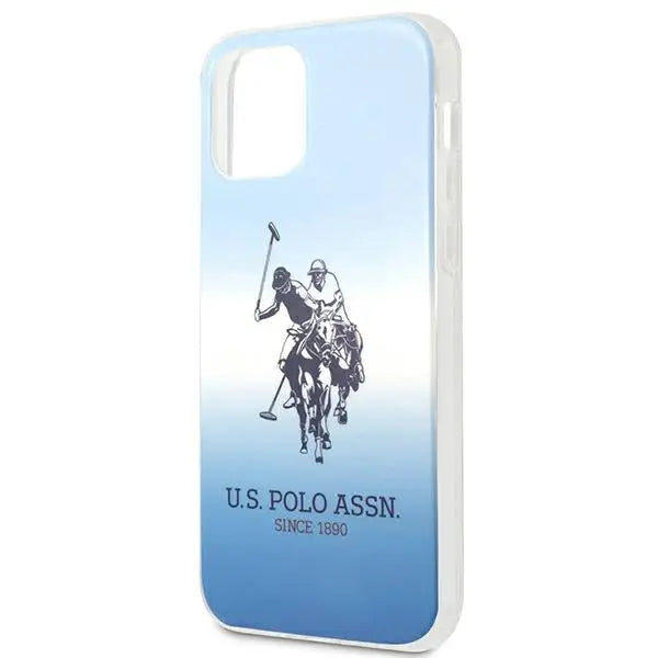 US Polo USHCP12MPCDGBL iPhone 12/12 Pro 6,1’’ niebieski/blue Gradient Collection - Cell phone cases