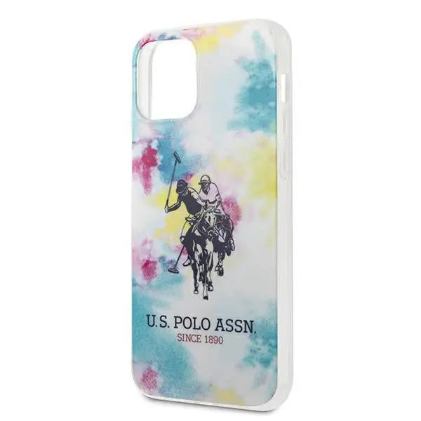 US Polo USHCP12MPCUSML iPhone 12/12 Pro 6,1’’ multicolor Tie & Dye Collection - Cell phone cases and covers<<<HurtelXML
