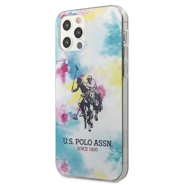 US Polo USHCP12MPCUSML iPhone 12/12 Pro 6,1’’ multicolor Tie & Dye Collection - Cell phone cases and covers<<<HurtelXML