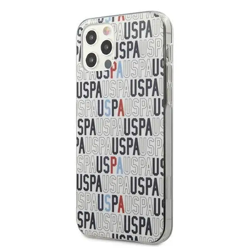 US Polo USHCP12MPCUSPA6 iPhone 12/12 Pro 6,1’’ biały/white Logo Mania Collection - Cell phone cases