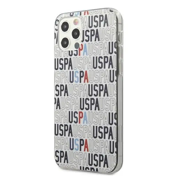 US Polo USHCP12MPCUSPA6 iPhone 12/12 Pro 6,1’’ biały/white Logo Mania Collection - Cell phone cases