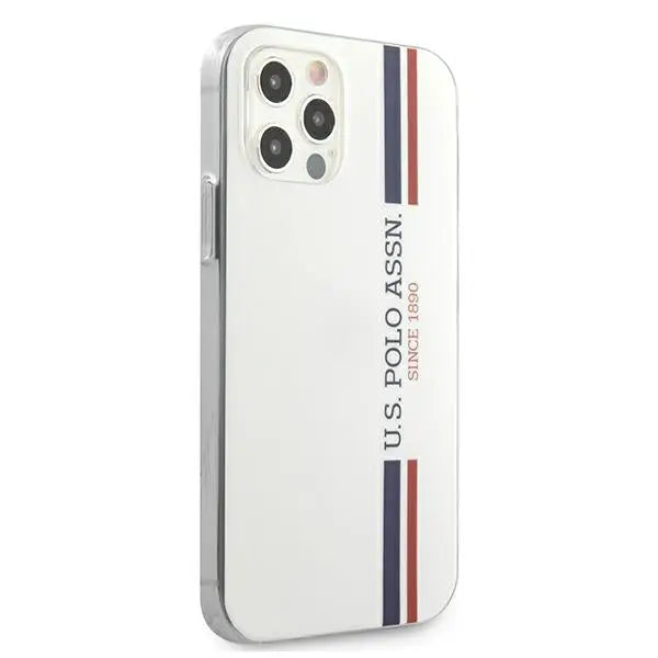 US Polo USHCP12MPCUSSWH iPhone 12/12 Pro 6,1’’ biały/white Tricolor Collection - Cell phone cases and covers<<<HurtelXML