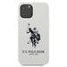 US Polo USHCP12MSLHRWH iPhone 12/12 Pro 6,1’’ biały/white Silicone Collection - Cell phone cases and covers<<<HurtelXML