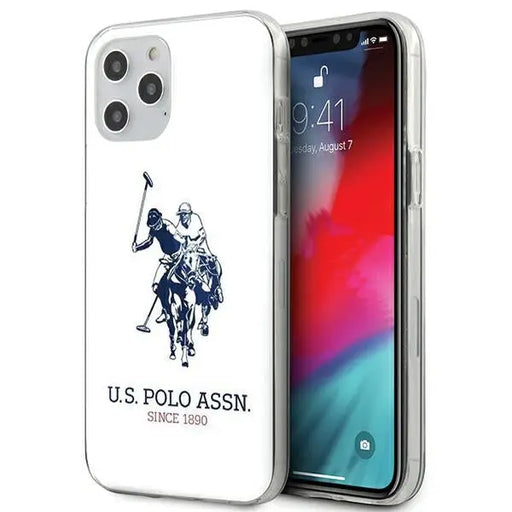 US Polo USHCP12MTPUHRWH iPhone 12/12 Pro 6.1’’ white Shiny Big Logo - Cell phone cases and covers<<<HurtelXML