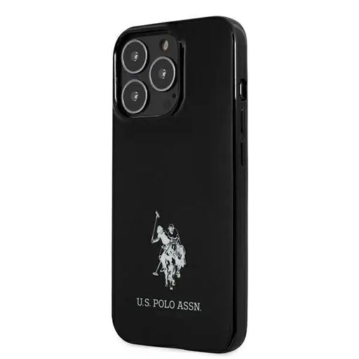 US Polo USHCP13XUMHK iPhone 13 Pro Max 6.7’’ black/black hardcase Horses Logo - Cell phone cases and covers<<<HurtelXML