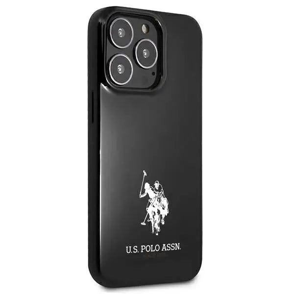 US Polo USHCP13XUMHK iPhone 13 Pro Max 6.7’’ black/black hardcase Horses Logo - Cell phone cases and covers<<<HurtelXML