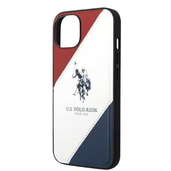 US Polo USHCP14MPSO3 iPhone 14 Plus 6.7’’ white/white Tricolor Embossed - Cell phone cases and covers<<<HurtelXML