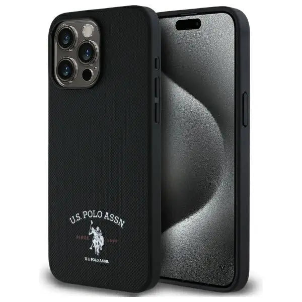 US Polo USHCP15XPARK iPhone 15 Pro Max 6.7’’ black/black Printed DH Logo - Cell phone cases and covers<<<HurtelXML