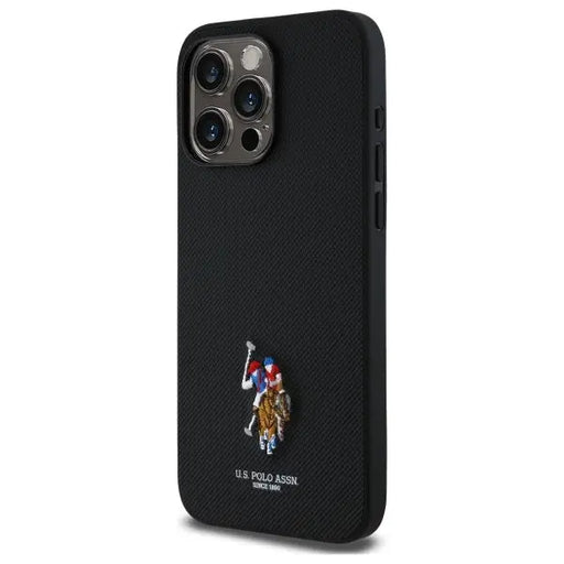 US Polo USHCP15XPEMK iPhone 15 Pro Max 6.7’’ black/black Embroidered DH Color - Cell phone cases and covers<<<HurtelXML