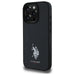 US Polo USHCP15XPGEK iPhone 15 Pro Max 6.7’’ black/black Leather Embroidered DH Color - Cell phone cases