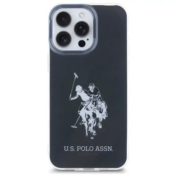 US Polo USHCP15XTPUHRBK iPhone 15 Pro Max 6.7’’ black/black Shiny Big Logo - Cell phone cases and covers<<<HurtelXML