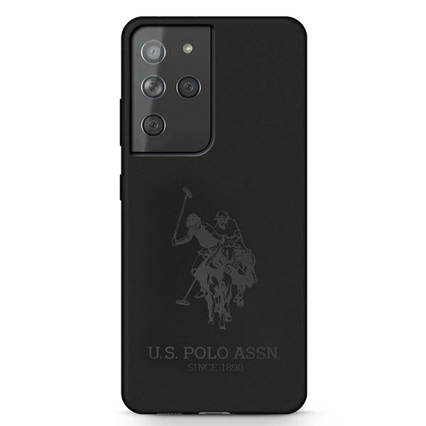 US Polo USHCS21LSLHRTBK S21 Ultra G998 czarny/black Silicone On Tone - Cell phone cases and covers<<<HurtelXML