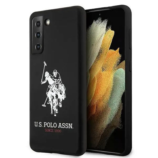 US Polo USHCS21MSLHRBK S21+ G996 czarny/black Silicone Logo - Cell phone cases and covers<<<HurtelXML