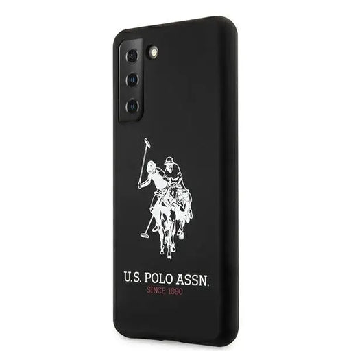 US Polo USHCS21MSLHRBK S21+ G996 czarny/black Silicone Logo - Cell phone cases and covers<<<HurtelXML