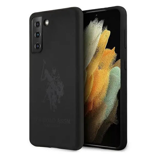 US Polo USHCS21MSLHRTBK S21+ G996 czarny/black Silicone On Tone - Cell phone cases and covers<<<HurtelXML
