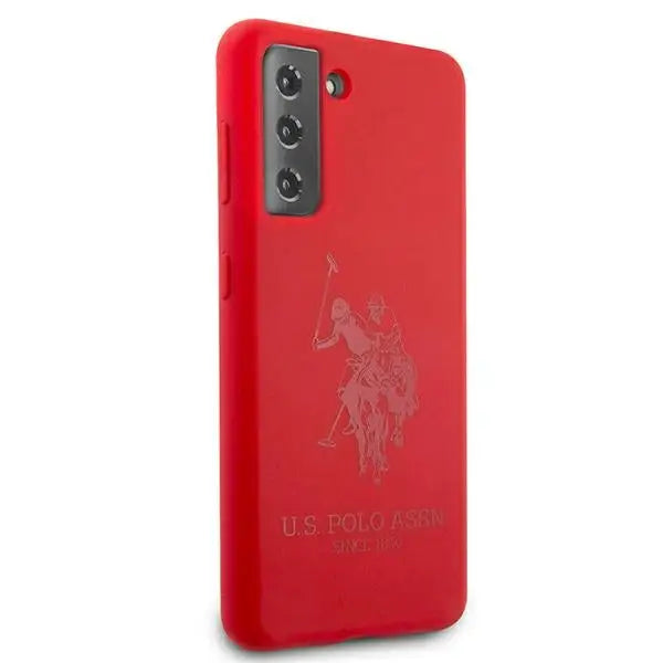 US Polo USHCS21MSLHRTRE S21+ G996 czerwony/red Silicone On Tone - Cell phone cases and covers<<<HurtelXML