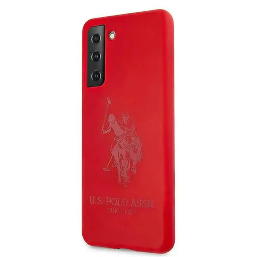 US Polo USHCS21MSLHRTRE S21+ G996 czerwony/red Silicone On Tone - Cell phone cases and covers<<<HurtelXML