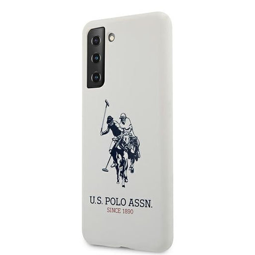 US Polo USHCS21MSLHRWH S21+ G996 biały/white Silicone Logo - Cell phone cases and covers<<<HurtelXML