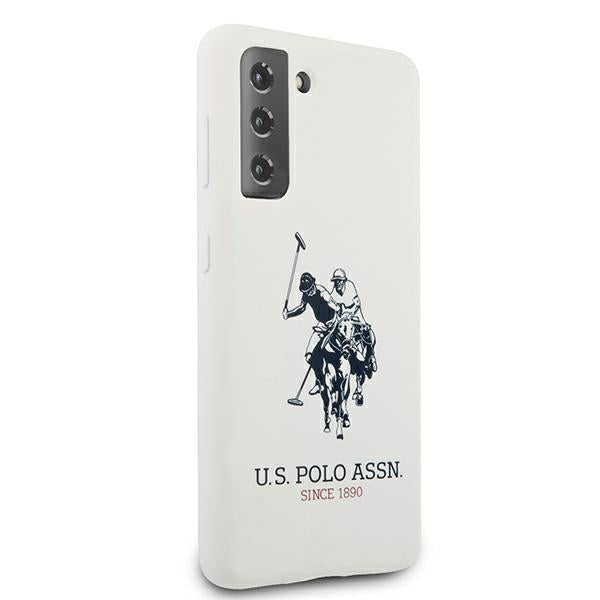 US Polo USHCS21MSLHRWH S21+ G996 biały/white Silicone Logo - Cell phone cases and covers<<<HurtelXML