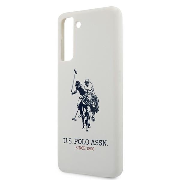 US Polo USHCS21MSLHRWH S21+ G996 biały/white Silicone Logo - Cell phone cases and covers<<<HurtelXML