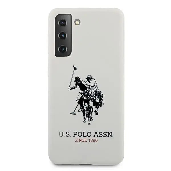 US Polo USHCS21SSLHRWH S21 G991 biały/white Silicone Logo - Cell phone cases and covers<<<HurtelXML