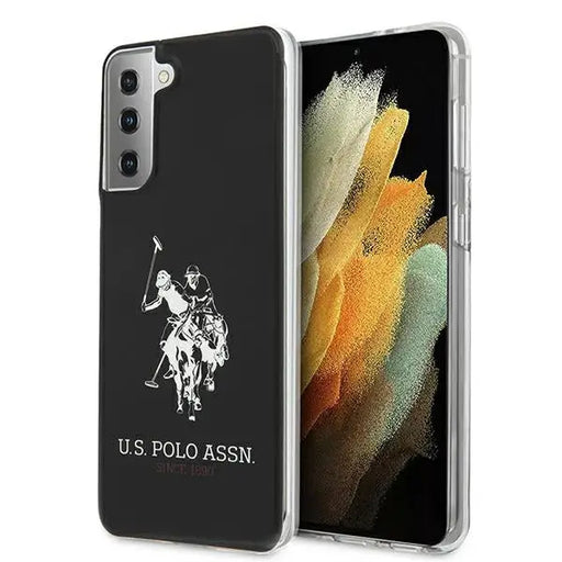 US Polo USHCS21STPUHRBK S21 G991 czarny/black Shiny Big Logo - Cell phone cases and covers<<<HurtelXML