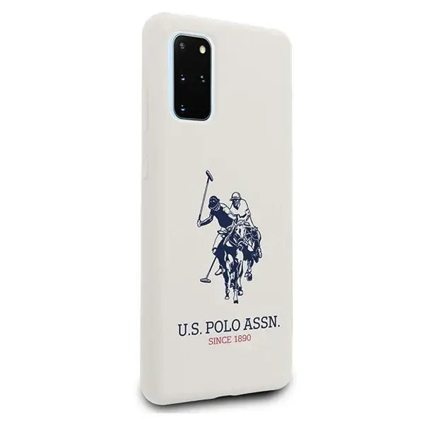 US Polo USHCS67SLHRWH S20+ G985 biały/white Silicone Collection - Cell phone cases and covers<<<HurtelXML
