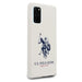US Polo USHCS67SLHRWH S20+ G985 biały/white Silicone Collection - Cell phone cases and covers<<<HurtelXML