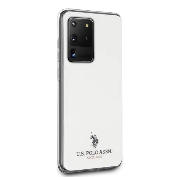 US Polo USHCS69TPUWH S20 Ultra G988 biały/white Shiny - Cell phone cases and covers<<<HurtelXML