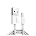 US155 CABLE USB A / Lightining MFI 2m UGREEN - WHITE - Кабели за мобилни устройства<<<Аксесоари за мобилни устройства и