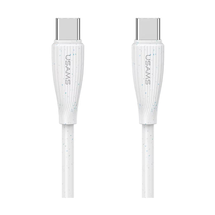 CABLE USAMS 60W TYPE-C 1M WHITE SJ716