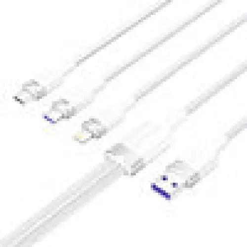 USB 2.0 A to 3-in-1 6A cable Vention CTRWG 1.5M (white) - USB cables<<<Cables<<<IT Accessories<<<InnproXML