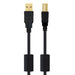 USB 2.0 A to USB B Cable NANOCABLE 10.01.1203 Black 3 m (1 Unit) - Компютър Кабели и адаптери<<<Компютри|