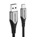 USB 2.0 A to USB-C 3A cable 0.5m Vention CODHD gray - USB to USB-C<<<USB cables<<<GSM Accessories<<<InnproXML