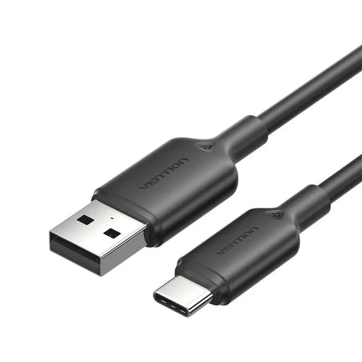 USB 2.0 A to USB-C 3A cable Vention CTQBF 1M (black) - USB cables<<<Cables<<<IT Accessories<<<InnproXML