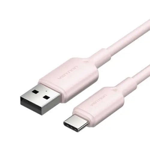 USB 2.0 A to USB-C 3A cable Vention CTQPF 1M (pink) - USB cables<<<Cables<<<IT Accessories<<<InnproXML