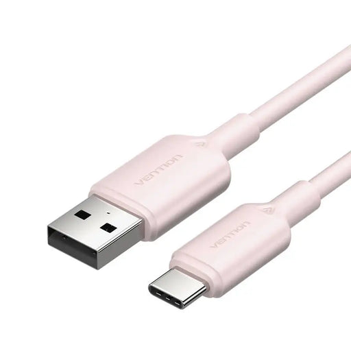 USB 2.0 A to USB-C 3A cable Vention CTQPF 1M (pink) - USB cables<<<Cables<<<IT Accessories<<<InnproXML