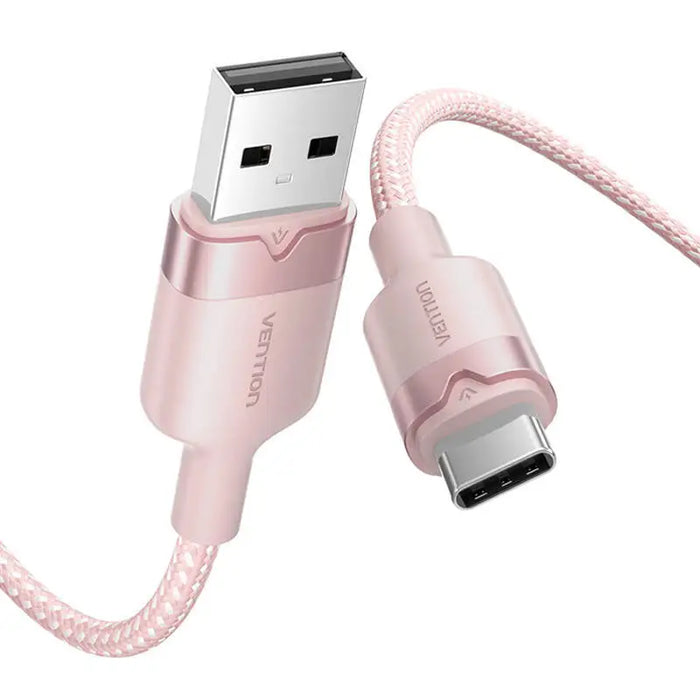 USB 2.0 A to USB-C 3A Vention CTNPF 1M cable (pink) - USB cables<<<Cables<<<IT Accessories<<<InnproXML