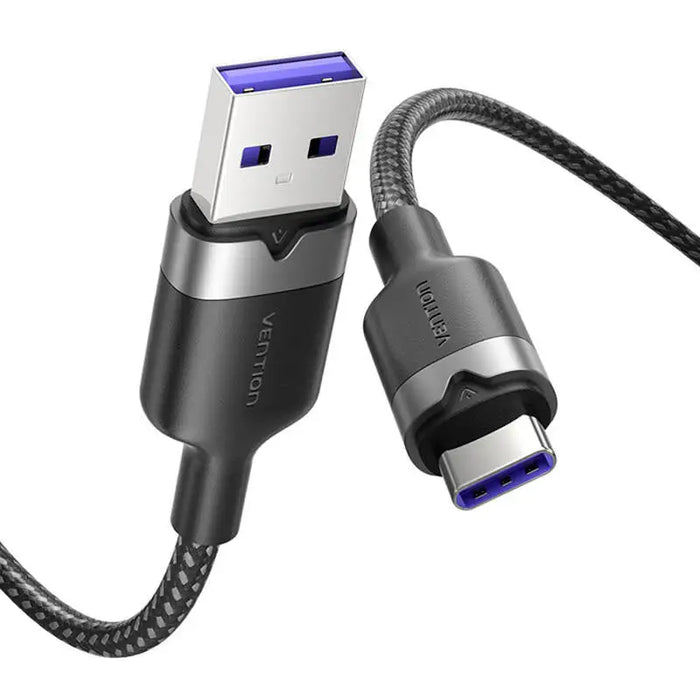USB 2.0 A to USB-C 6A Vention CTOBF 1M cable (black) - USB cables<<<Cables<<<IT Accessories<<<InnproXML