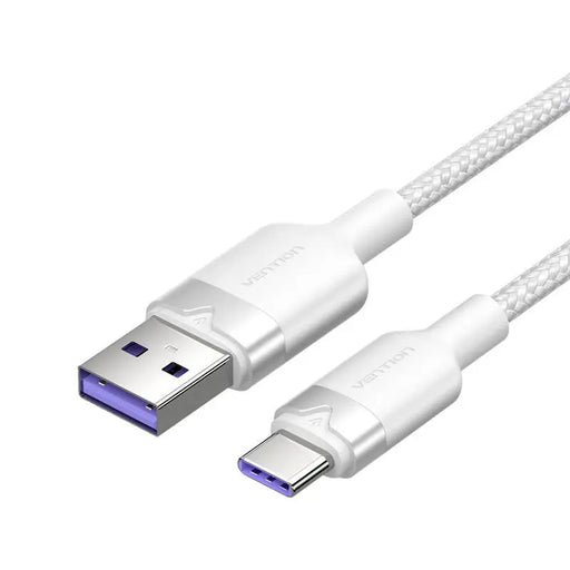 USB 2.0 A to USB-C 6A Vention CTOWF 1M cable (white) - USB cables<<<Cables<<<IT Accessories<<<InnproXML