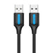 USB 2.0 cable Vention COJBH 2A 2m Black PVC - USB cables<<<Cables<<<IT Accessories<<<InnproXML