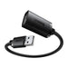 USB 2.0 Extension cable Baseus male to female AirJoy Series 0.5m (black) - USB cables<<<Cables<<<IT